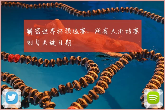 解密世界杯预选赛：所有大洲的赛制与关键日期