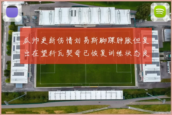 瓜帅更新伤情刘易斯脚踝肿胀但复出在望科瓦契奇已恢复训练状态良好